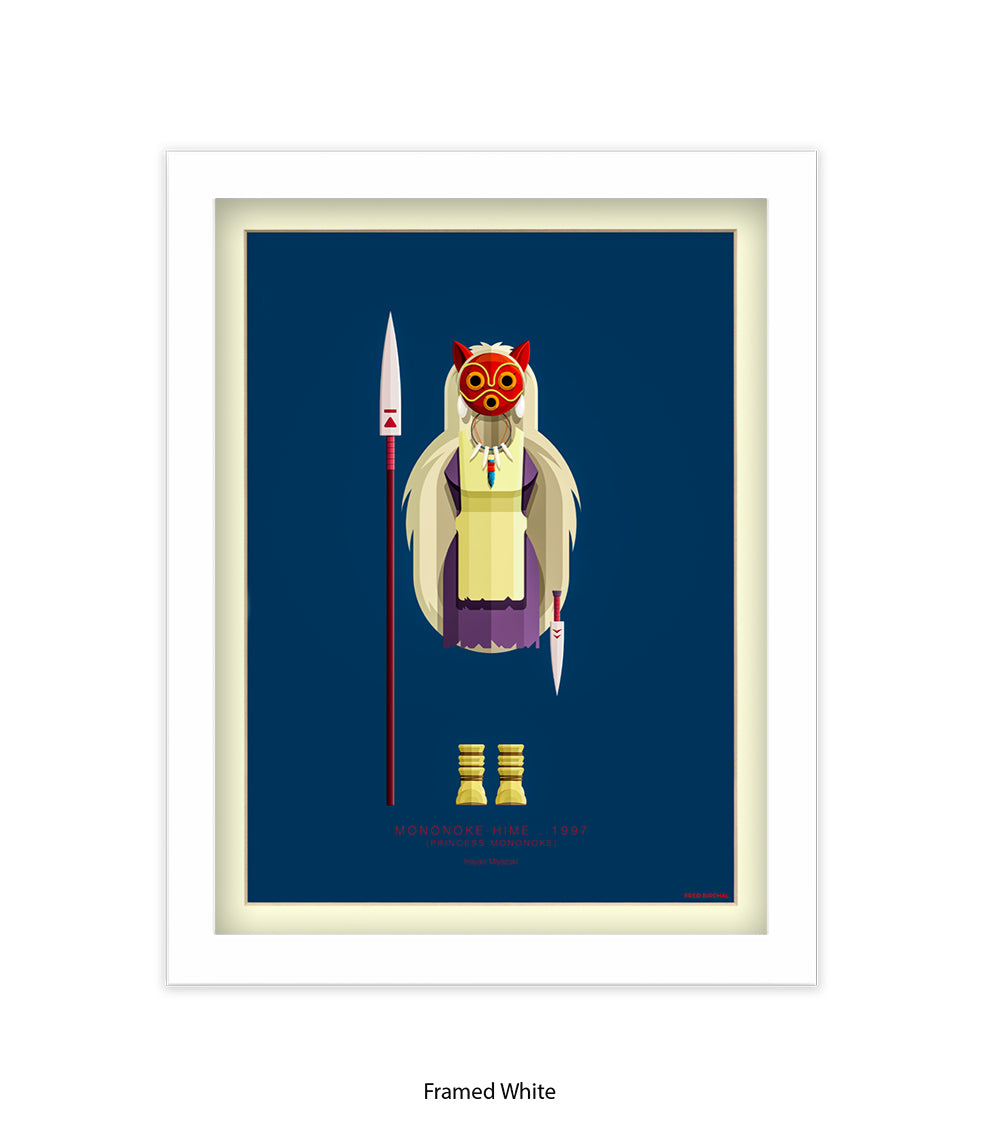 Princess Mononoke Fred Birchal Art Print
