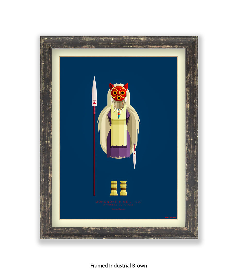 Princess Mononoke Fred Birchal Art Print