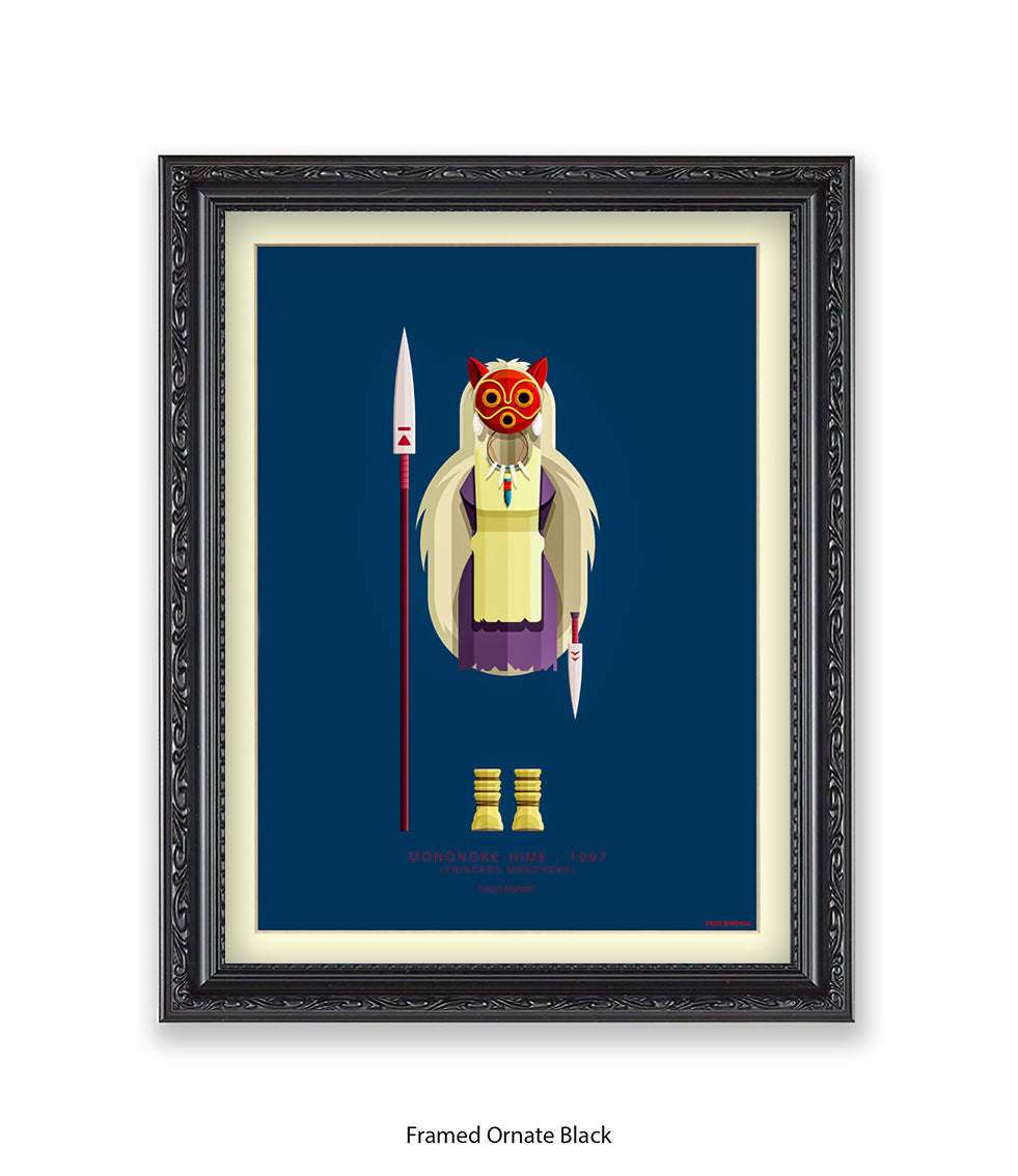 Princess Mononoke Fred Birchal Art Print