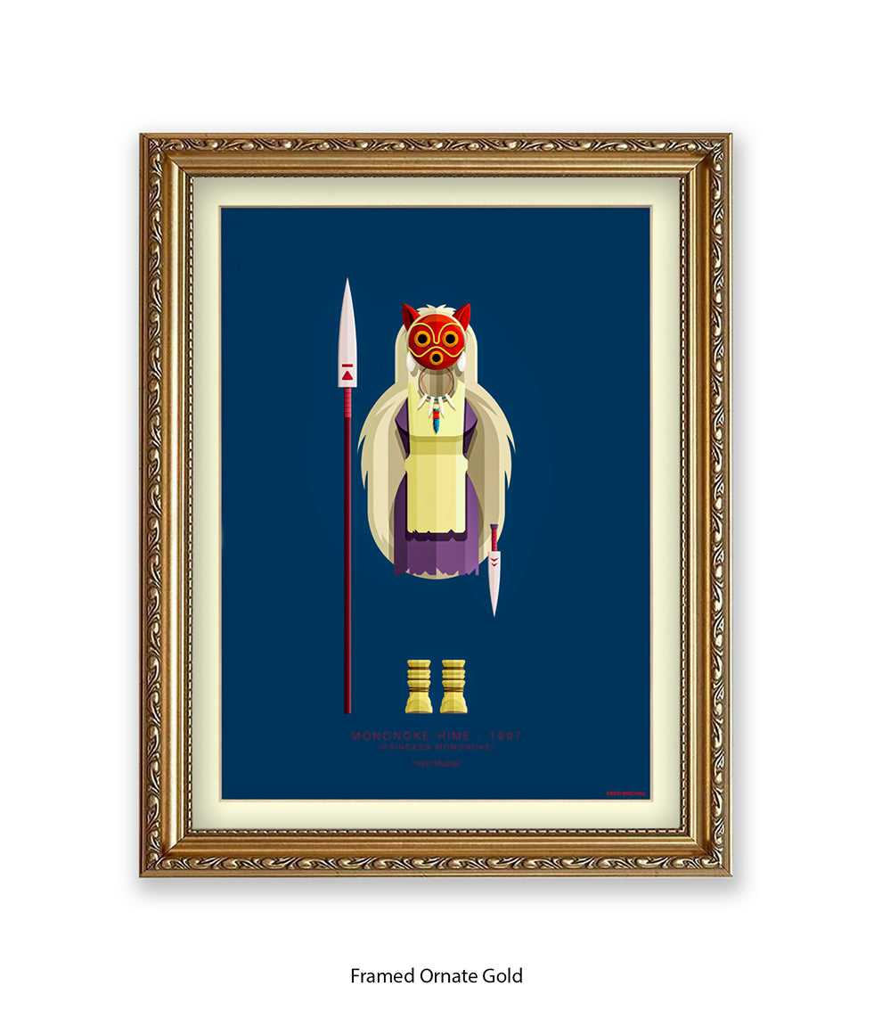 Princess Mononoke Fred Birchal Art Print