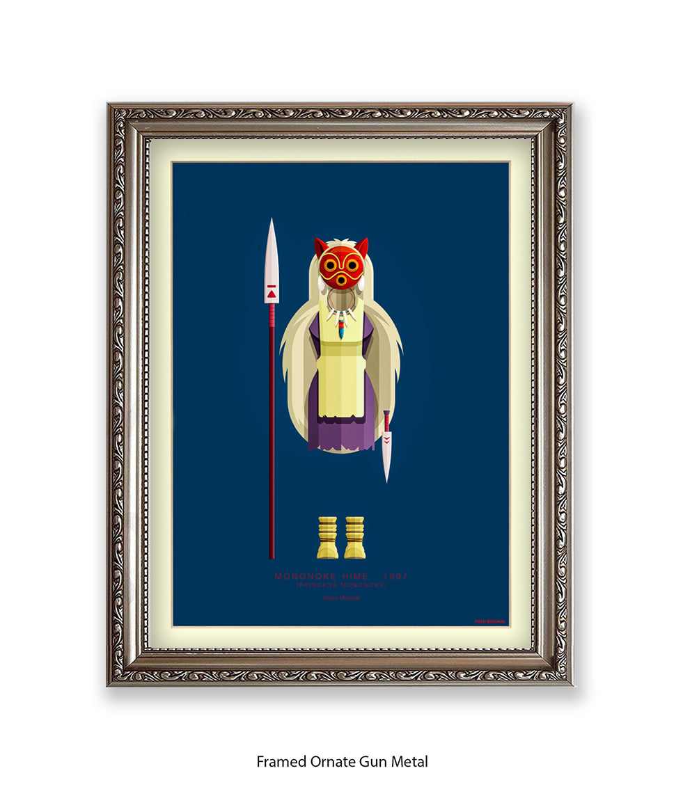 Princess Mononoke Fred Birchal Art Print
