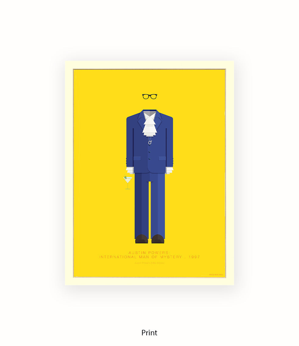 Austin Powers Fred Birchal Art Print