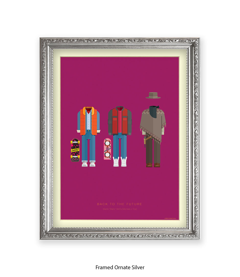 Back To The Future Fred Birchal Art Print