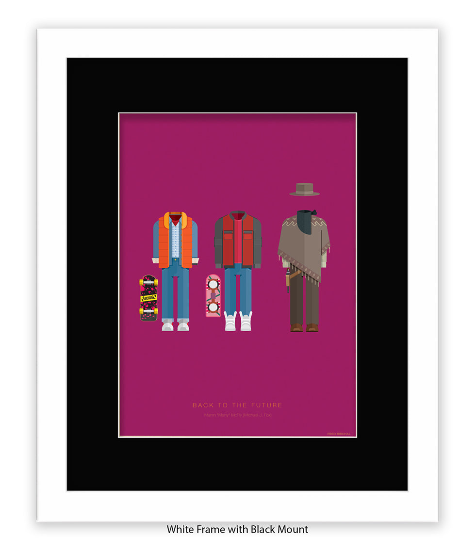 Back To The Future Fred Birchal Art Print
