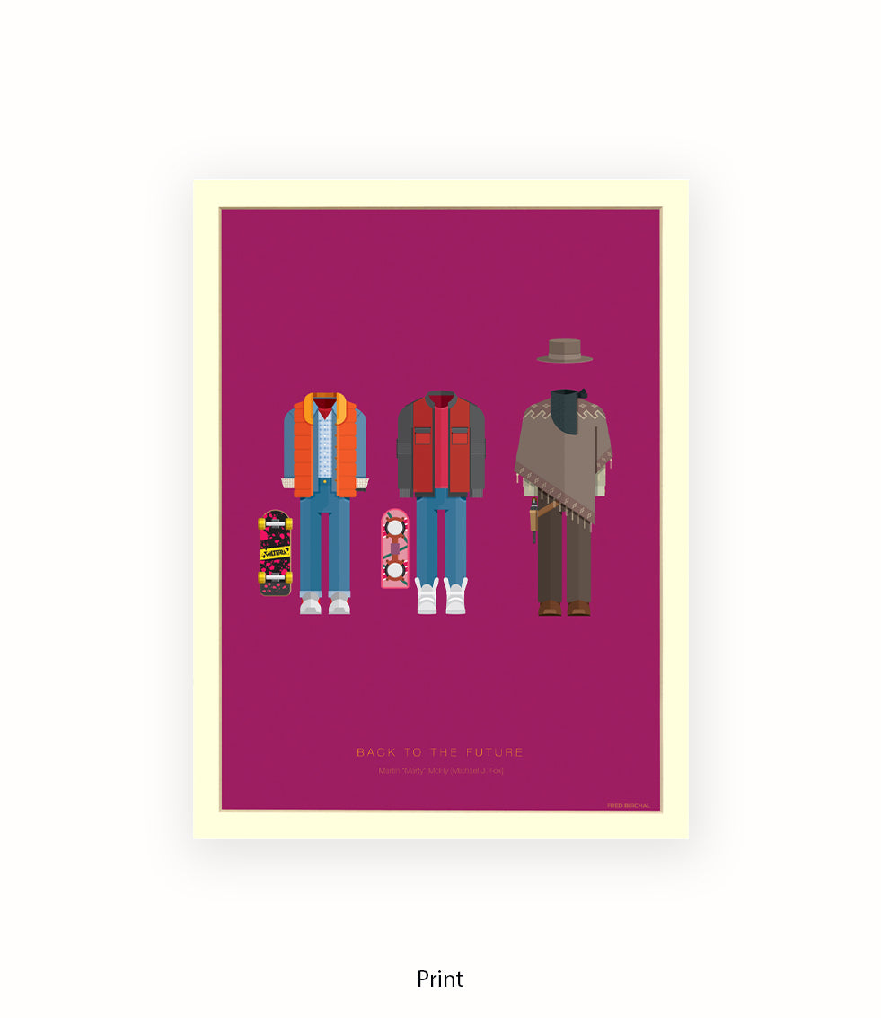 Back To The Future Fred Birchal Art Print