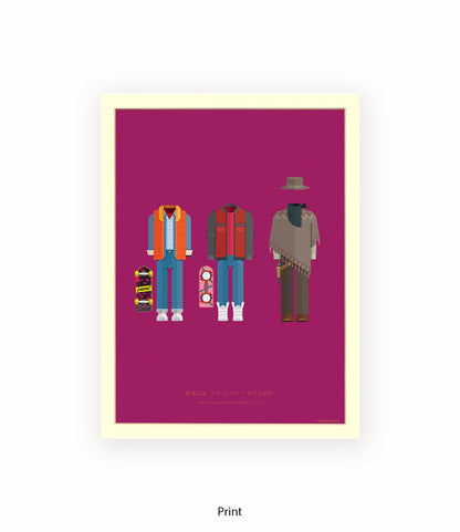 Back To The Future Fred Birchal Art Print