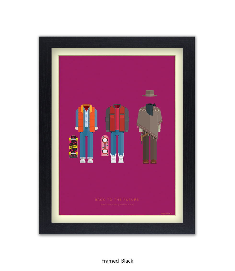 Back To The Future Fred Birchal Art Print