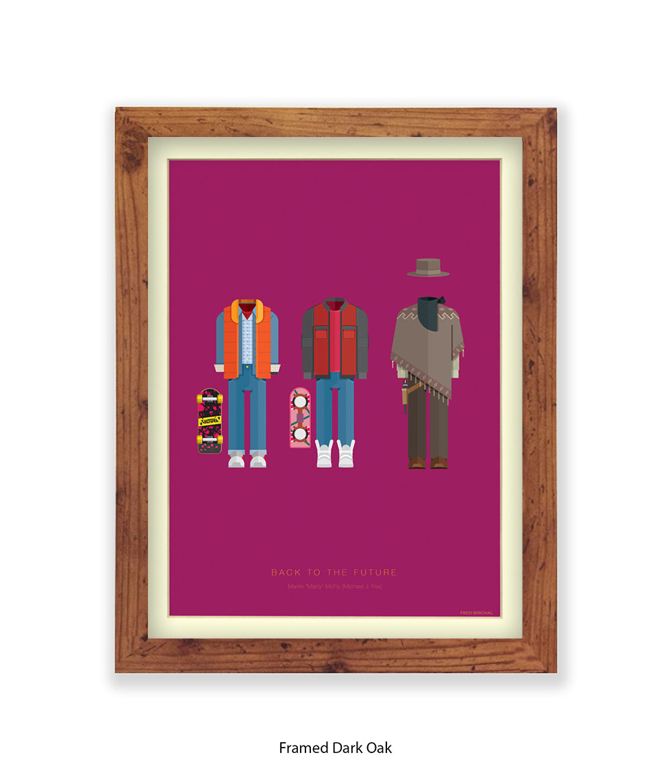 Back To The Future Fred Birchal Art Print