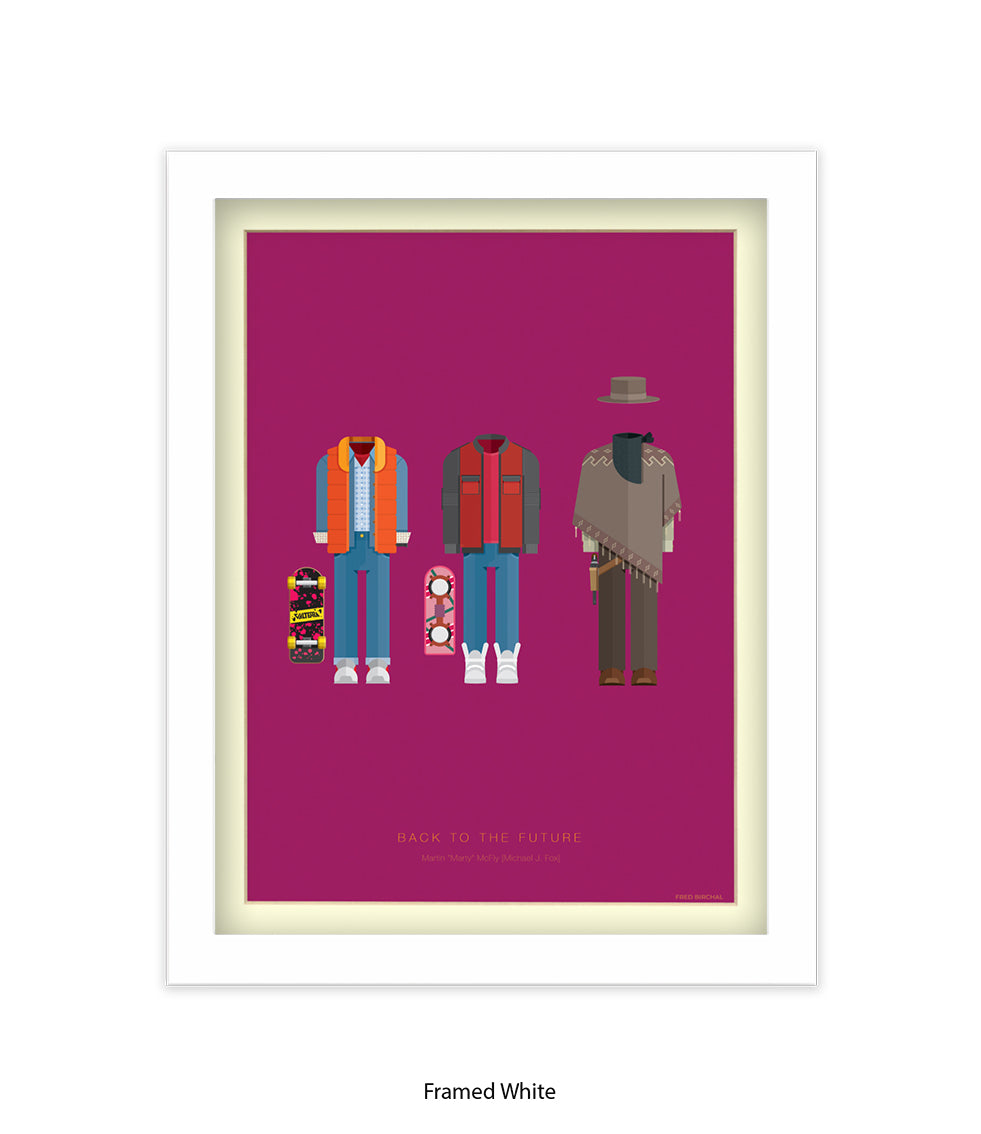 Back To The Future Fred Birchal Art Print
