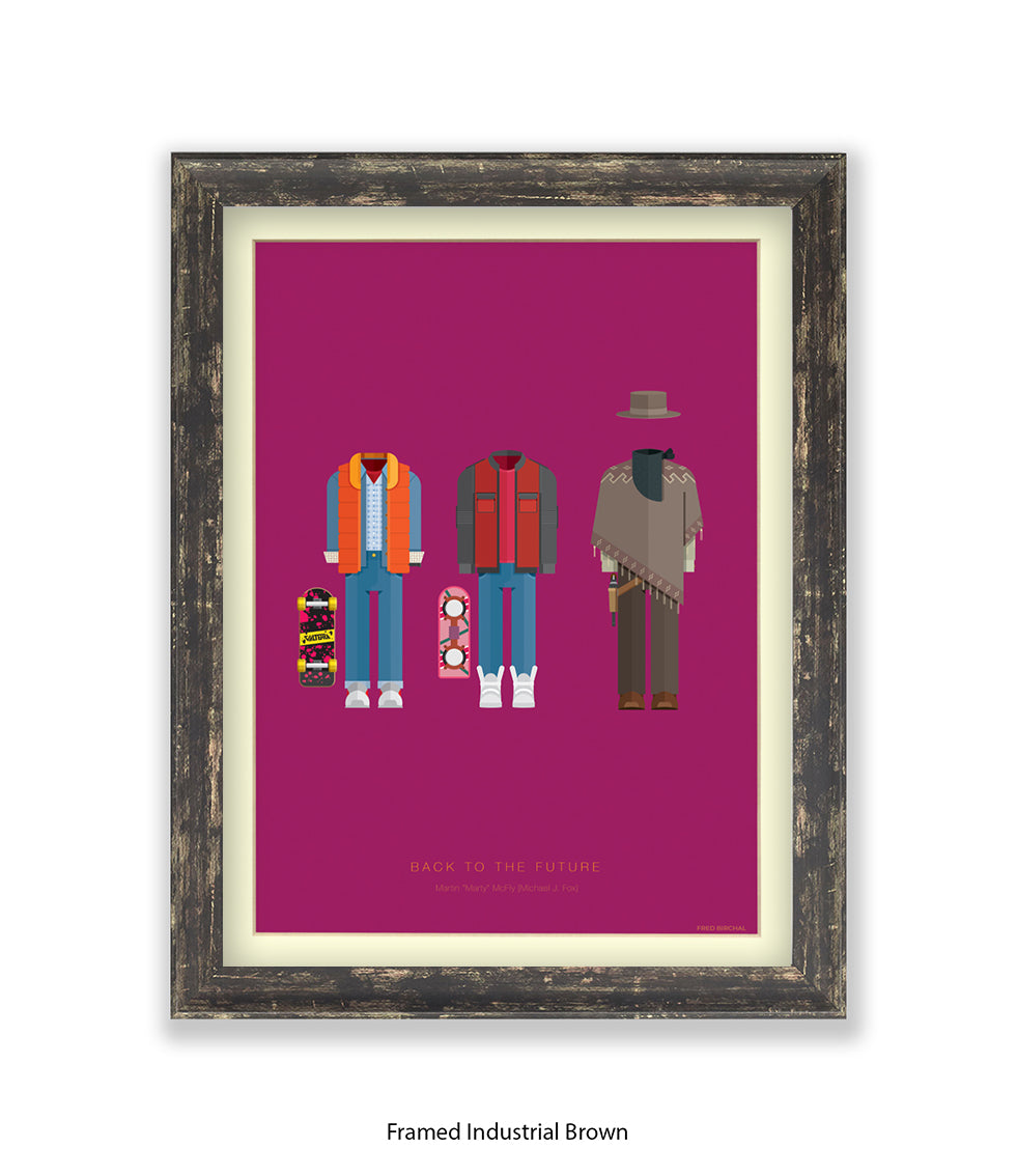 Back To The Future Fred Birchal Art Print