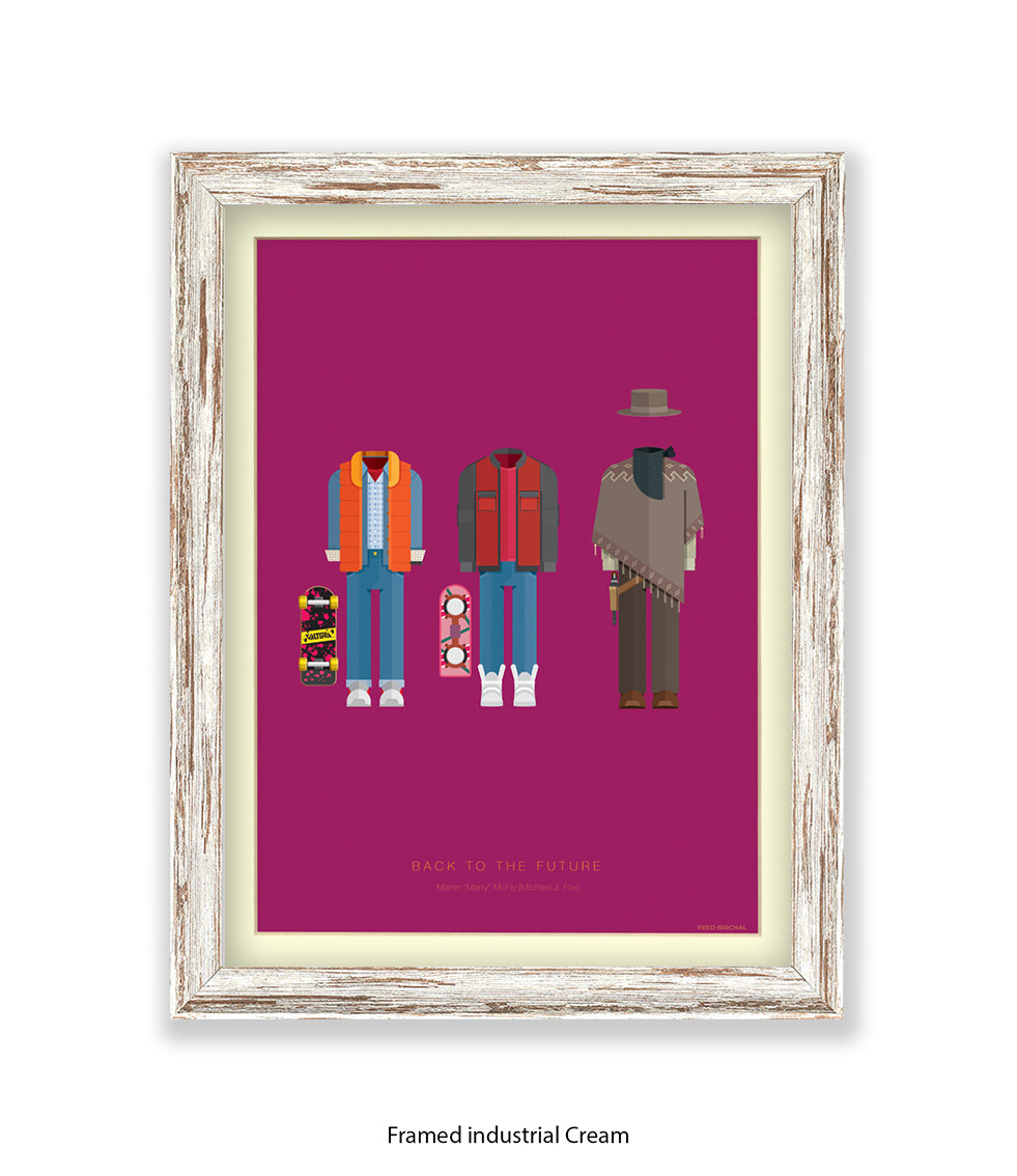 Back To The Future Fred Birchal Art Print