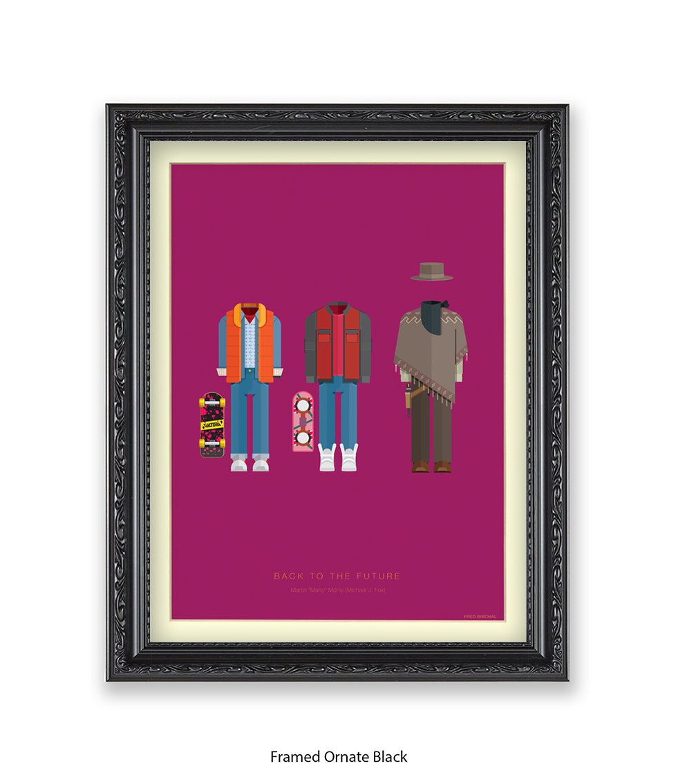 Back To The Future Fred Birchal Art Print