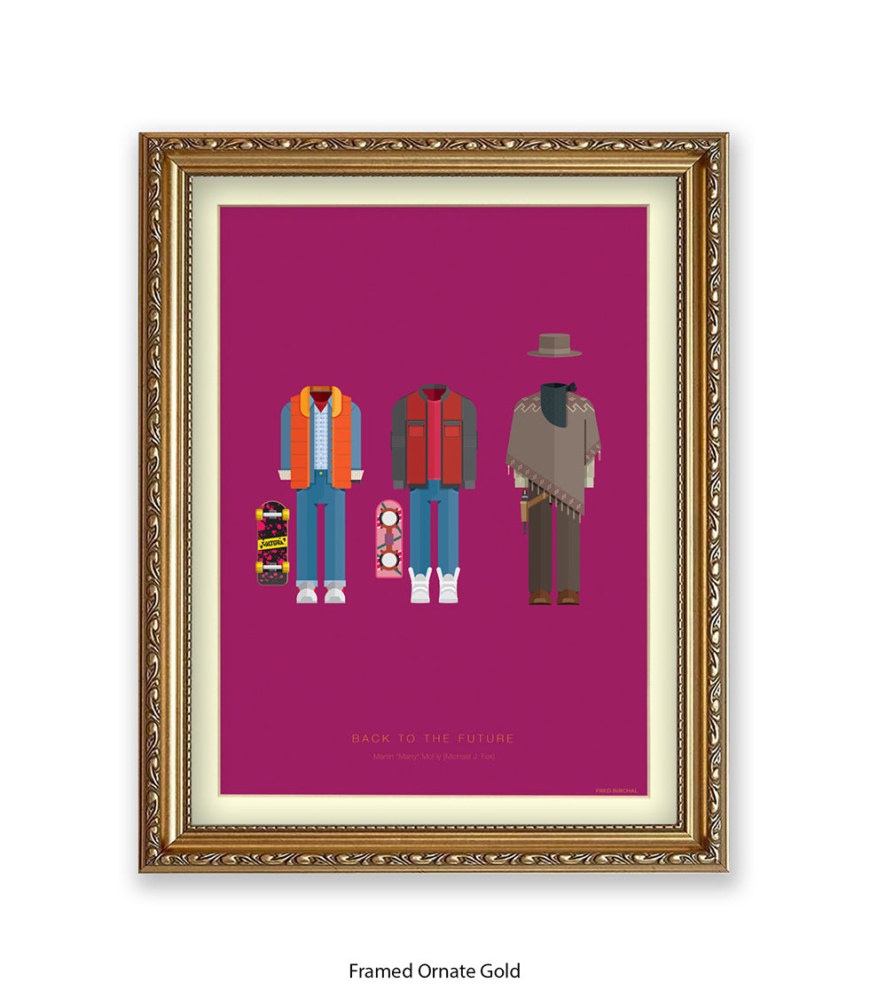 Back To The Future Fred Birchal Art Print
