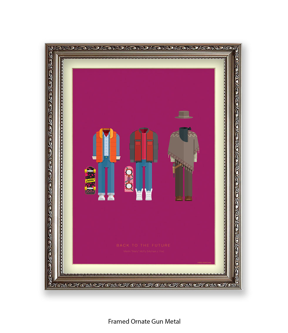 Back To The Future Fred Birchal Art Print