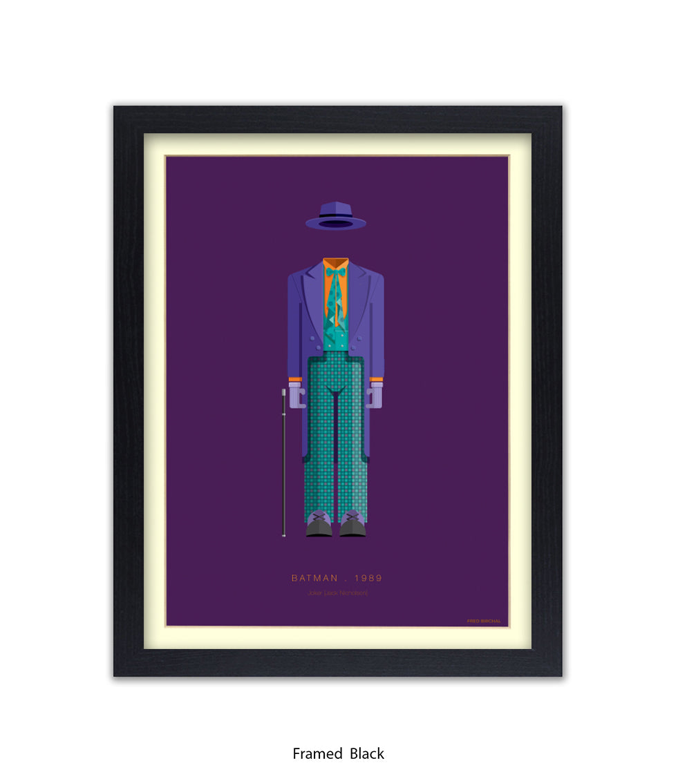 Batman Joker Jack Nicholson  Fred Birchal Art Print