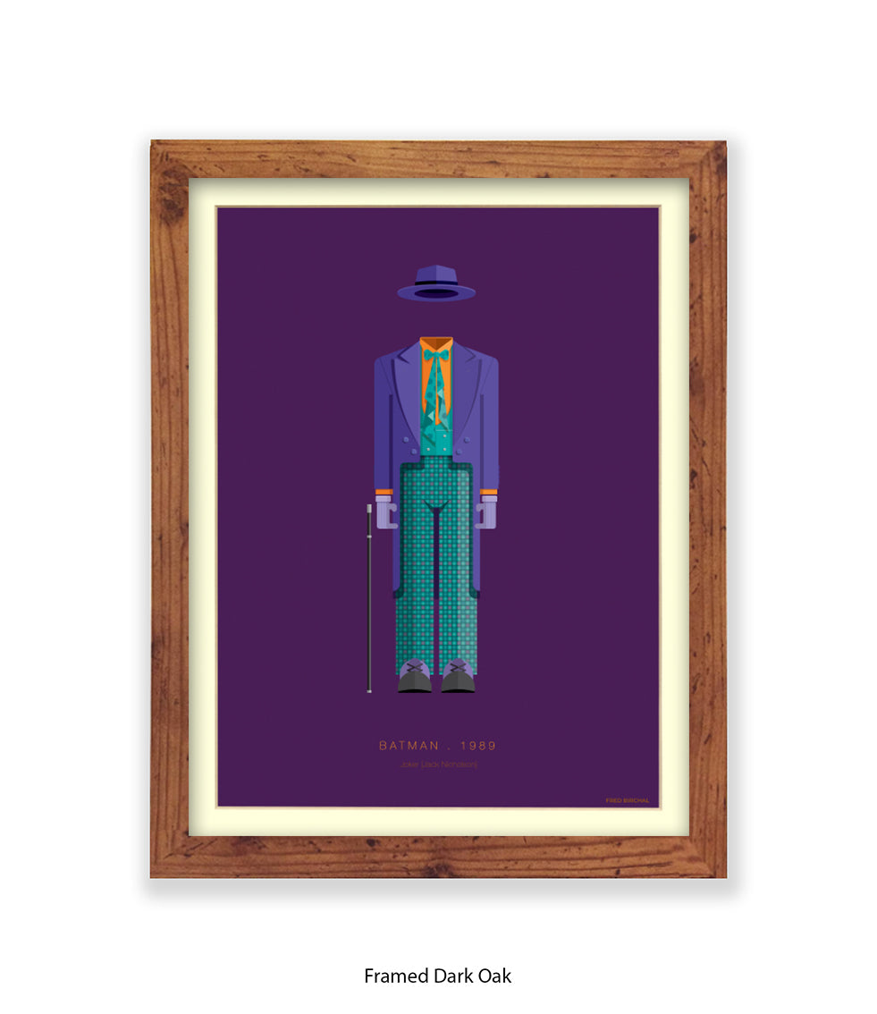 Batman Joker Jack Nicholson  Fred Birchal Art Print