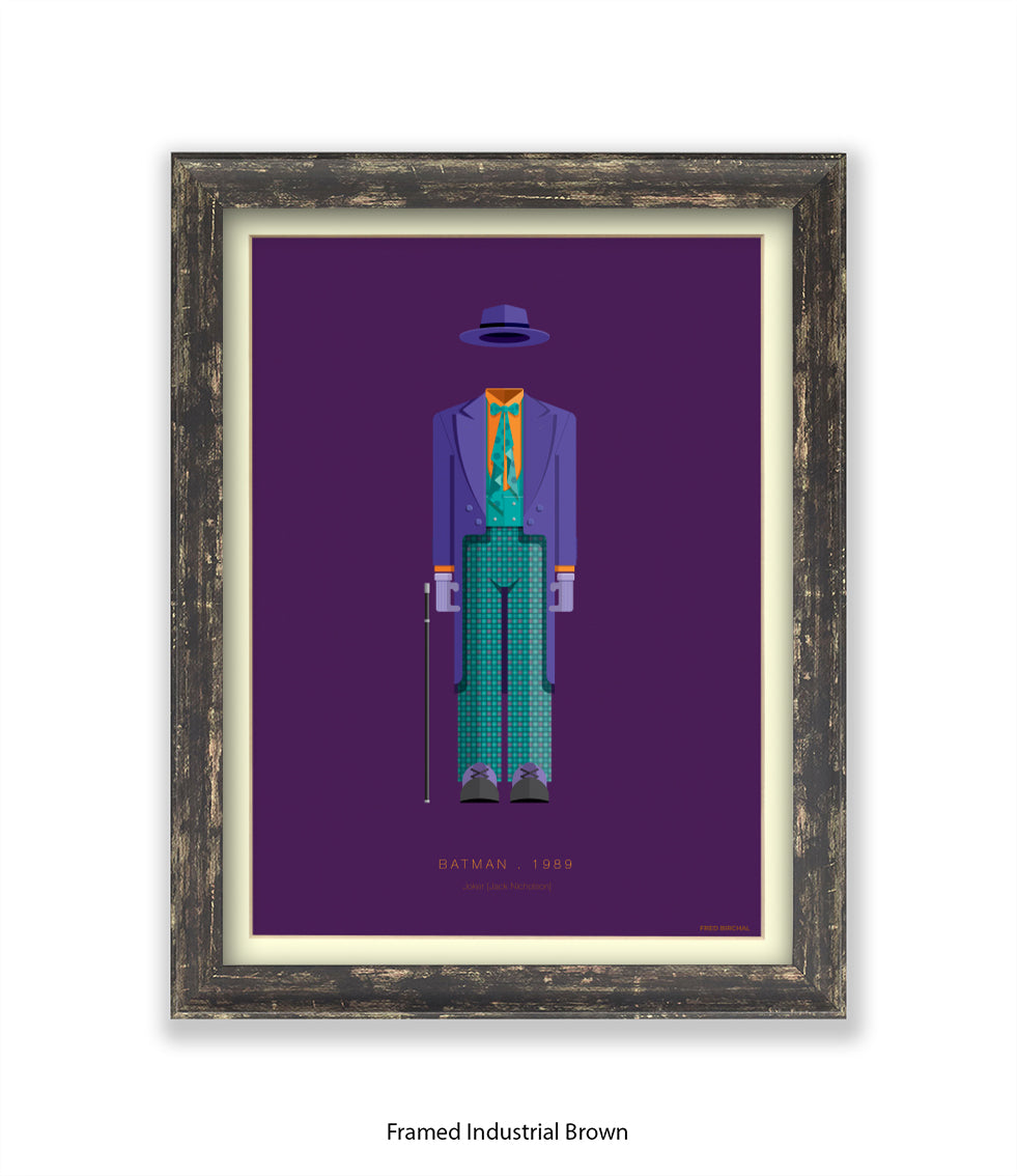 Batman Joker Jack Nicholson  Fred Birchal Art Print