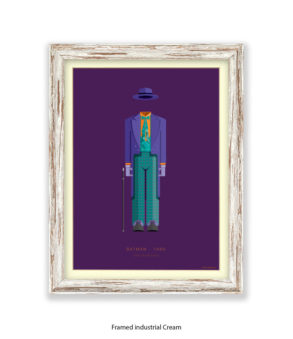 Batman Joker Jack Nicholson  Fred Birchal Art Print