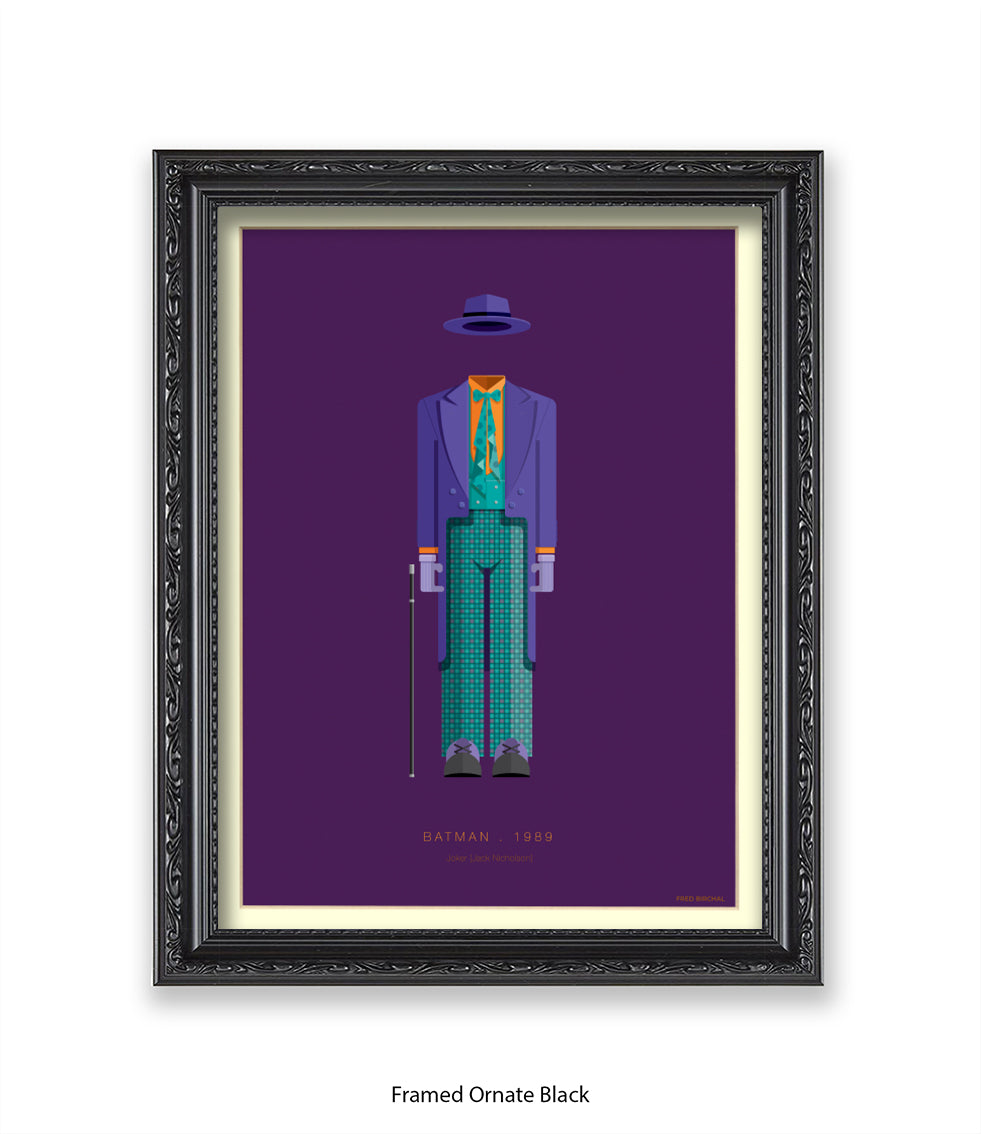 Batman Joker Jack Nicholson  Fred Birchal Art Print