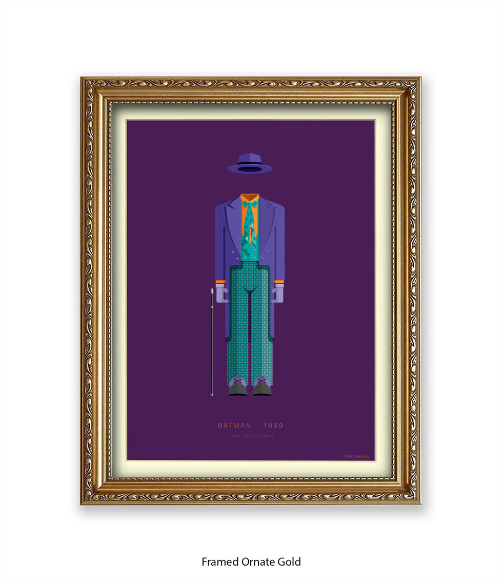 Batman Joker Jack Nicholson  Fred Birchal Art Print