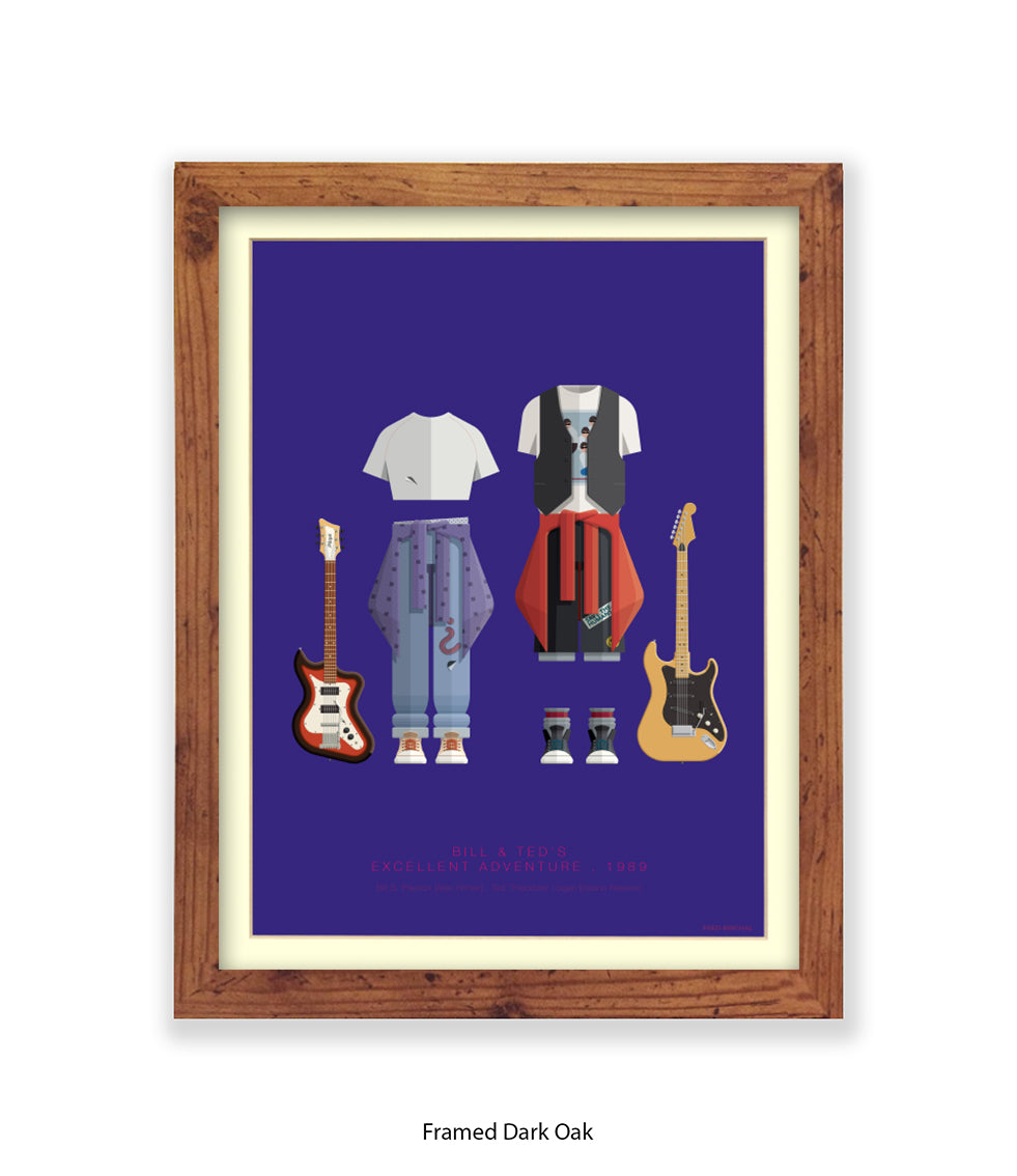 Bill & Ted's Excellent AdventureFred Birchal Art Print