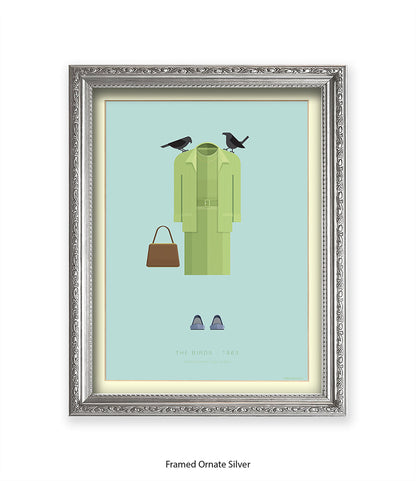 Birds Hitchcock  Fred Birchal Art Print