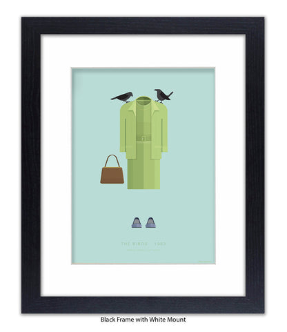 Birds Hitchcock  Fred Birchal Art Print