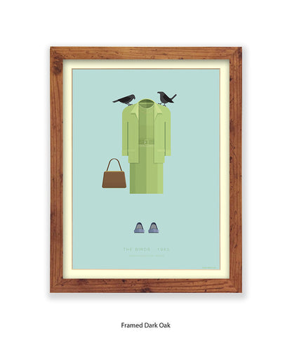 Birds Hitchcock  Fred Birchal Art Print