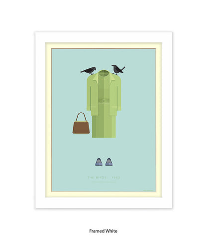 Birds Hitchcock  Fred Birchal Art Print