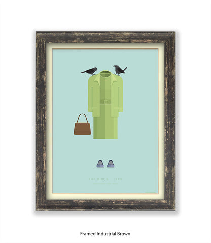 Birds Hitchcock  Fred Birchal Art Print