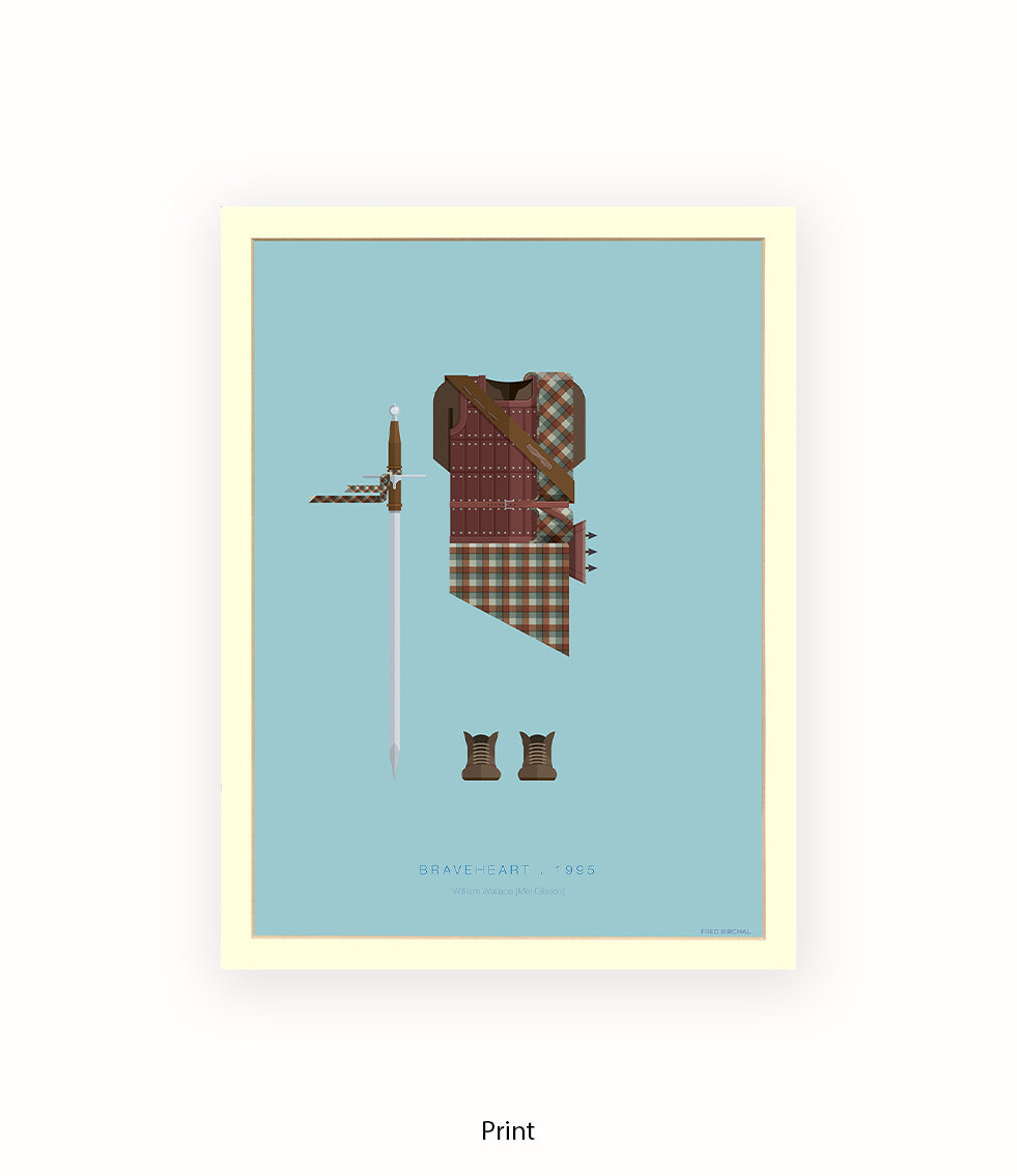 Braveheart Fred Birchal Art Print