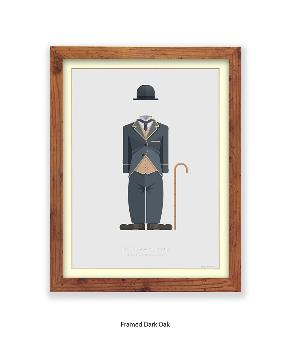 Charlie Chaplin Fred Birchal Art Print