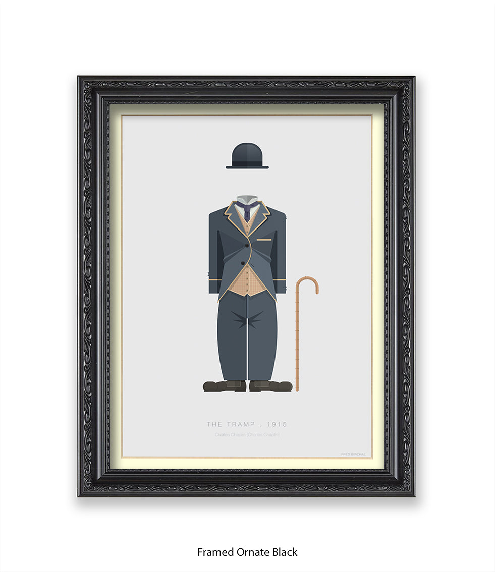 Charlie Chaplin Fred Birchal Art Print