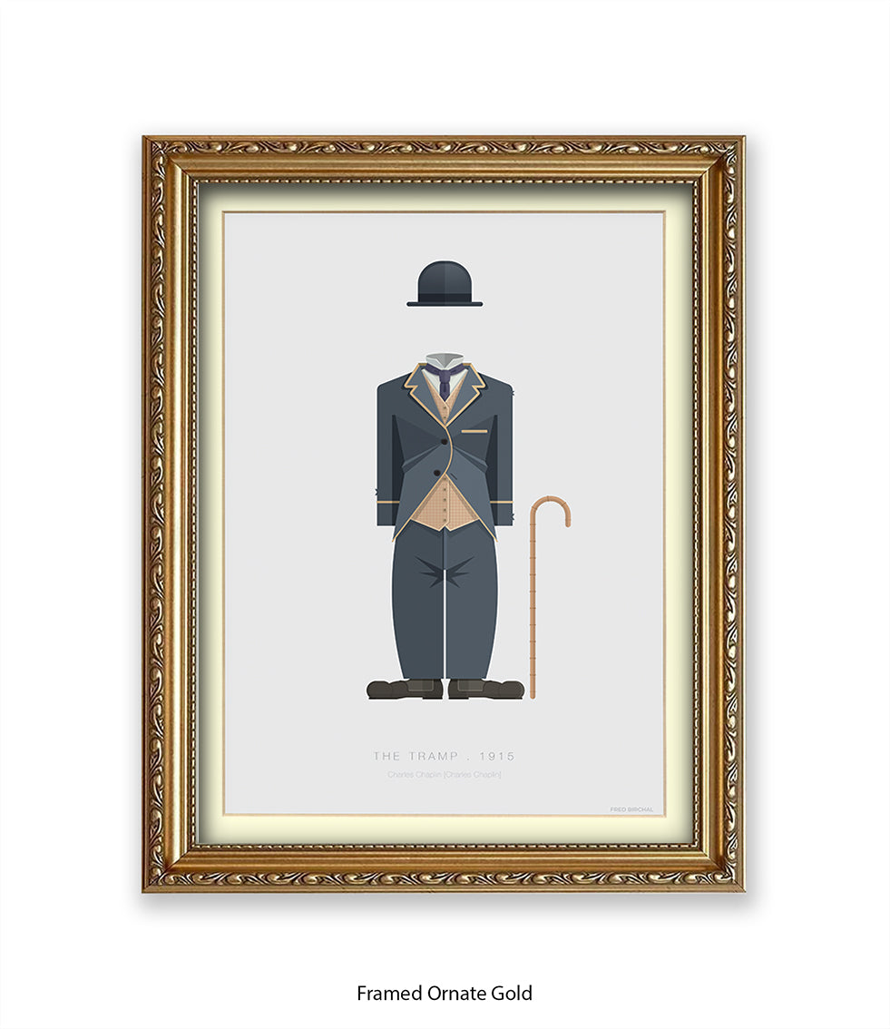 Charlie Chaplin Fred Birchal Art Print