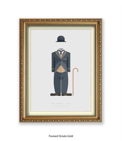Charlie Chaplin Fred Birchal Art Print