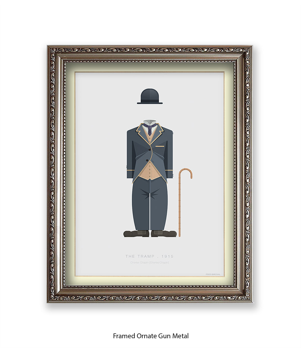 Charlie Chaplin Fred Birchal Art Print
