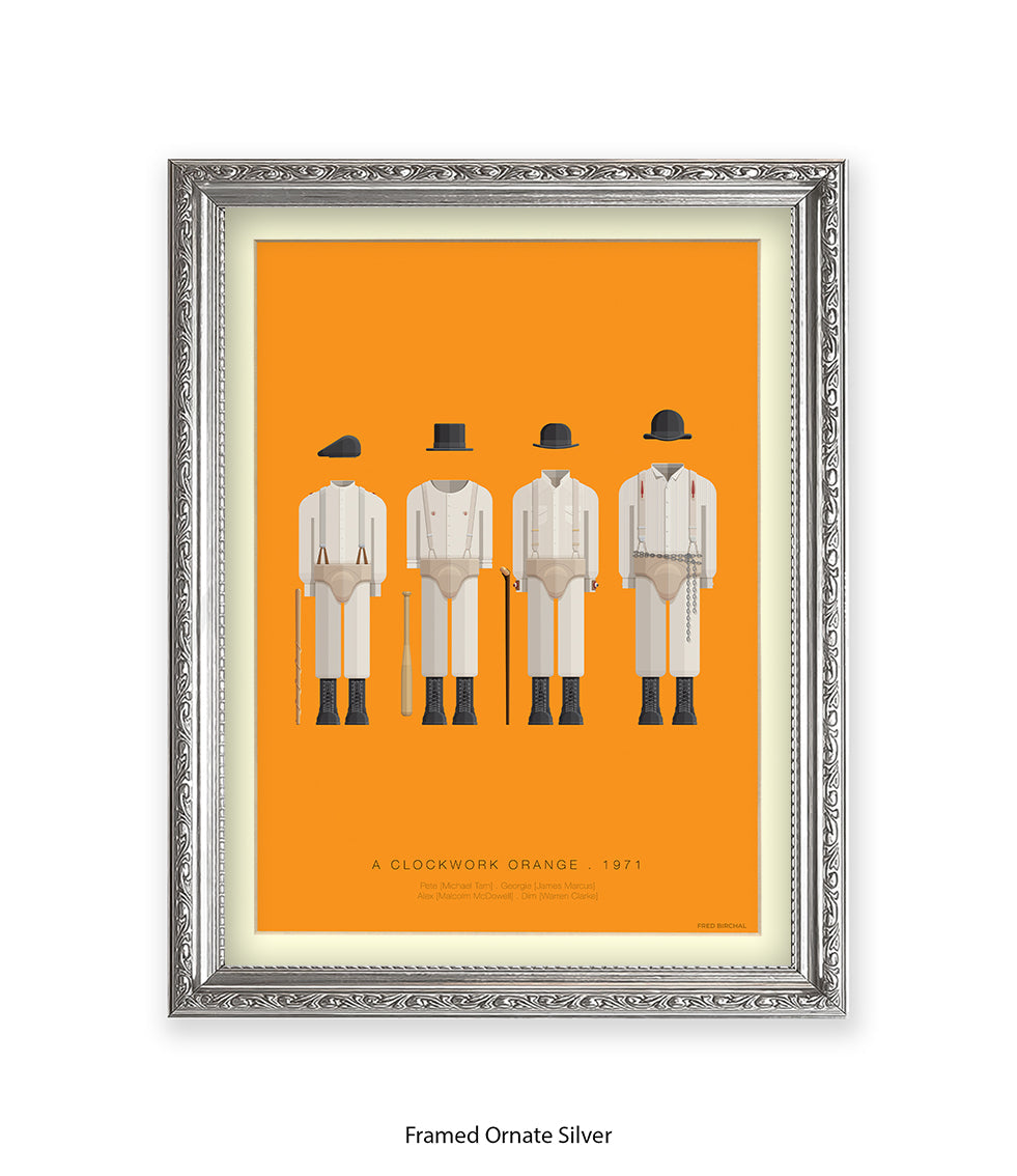 Clockwork Orange Fred Birchal Art Print