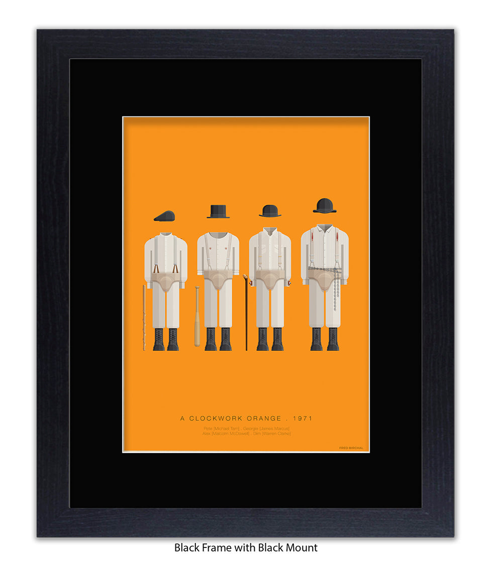 Clockwork Orange Fred Birchal Art Print