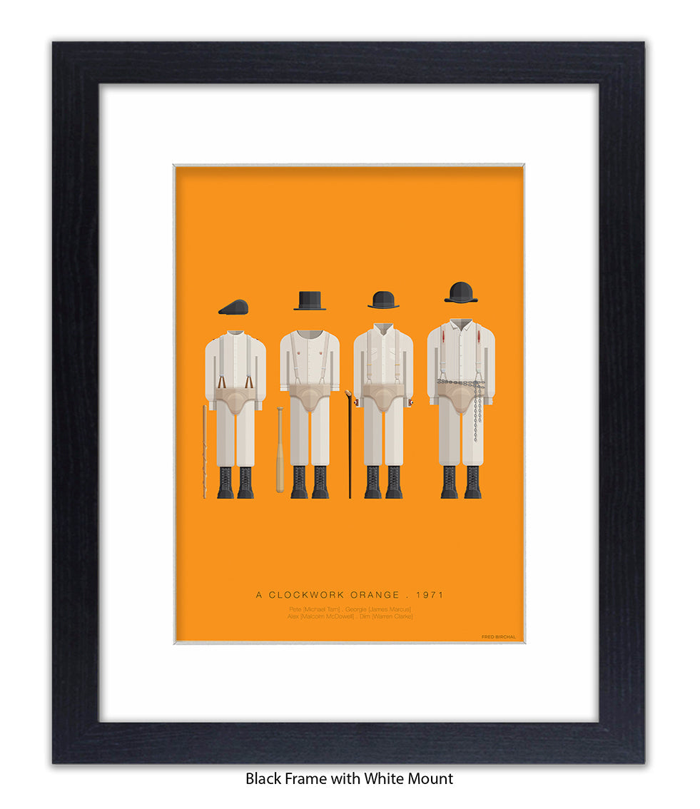 Clockwork Orange Fred Birchal Art Print