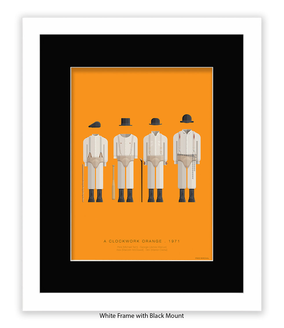 Clockwork Orange Fred Birchal Art Print