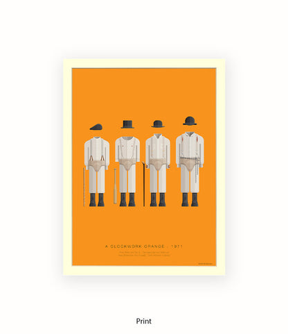 Clockwork Orange Fred Birchal Art Print