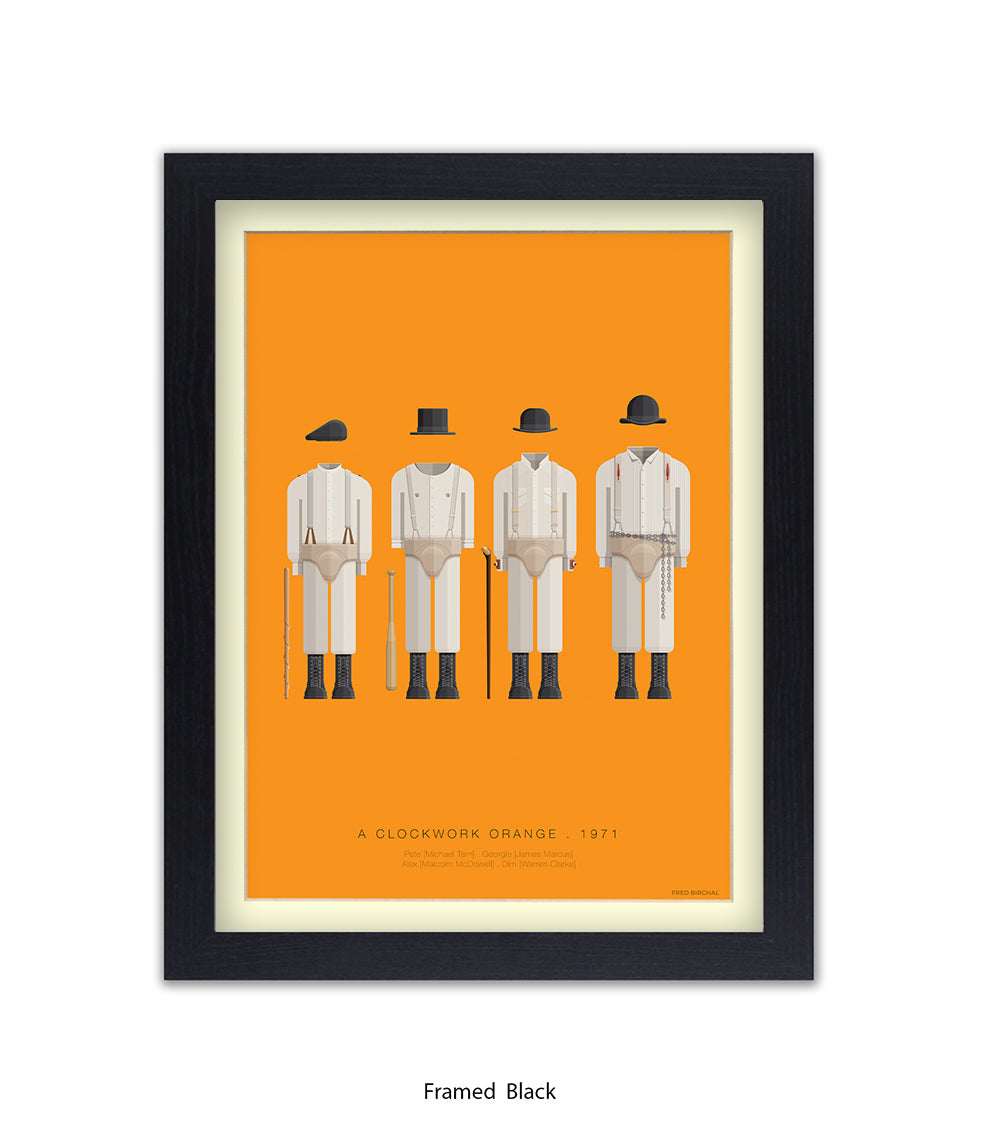Clockwork Orange Fred Birchal Art Print