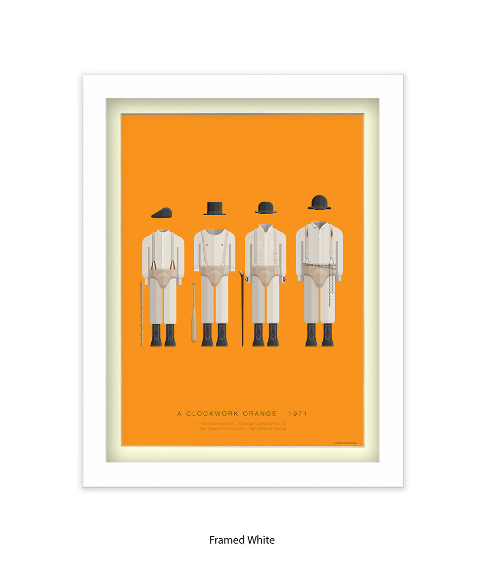 Clockwork Orange Fred Birchal Art Print