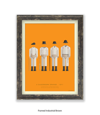 Clockwork Orange Fred Birchal Art Print