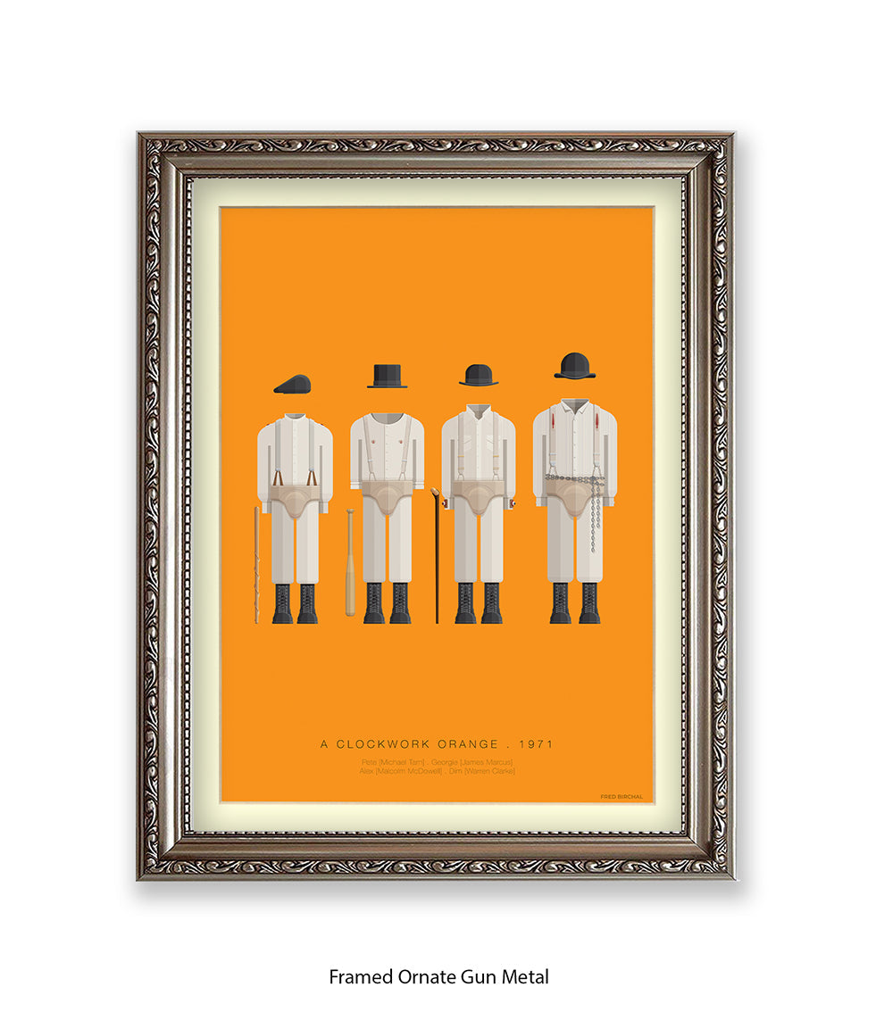 Clockwork Orange Fred Birchal Art Print