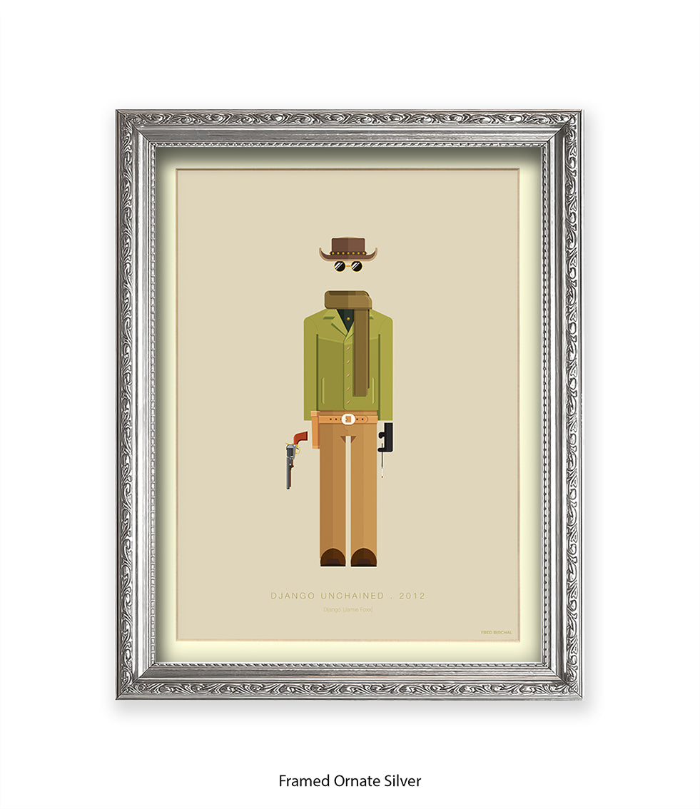 Django Unchained Fred Birchal Art Print