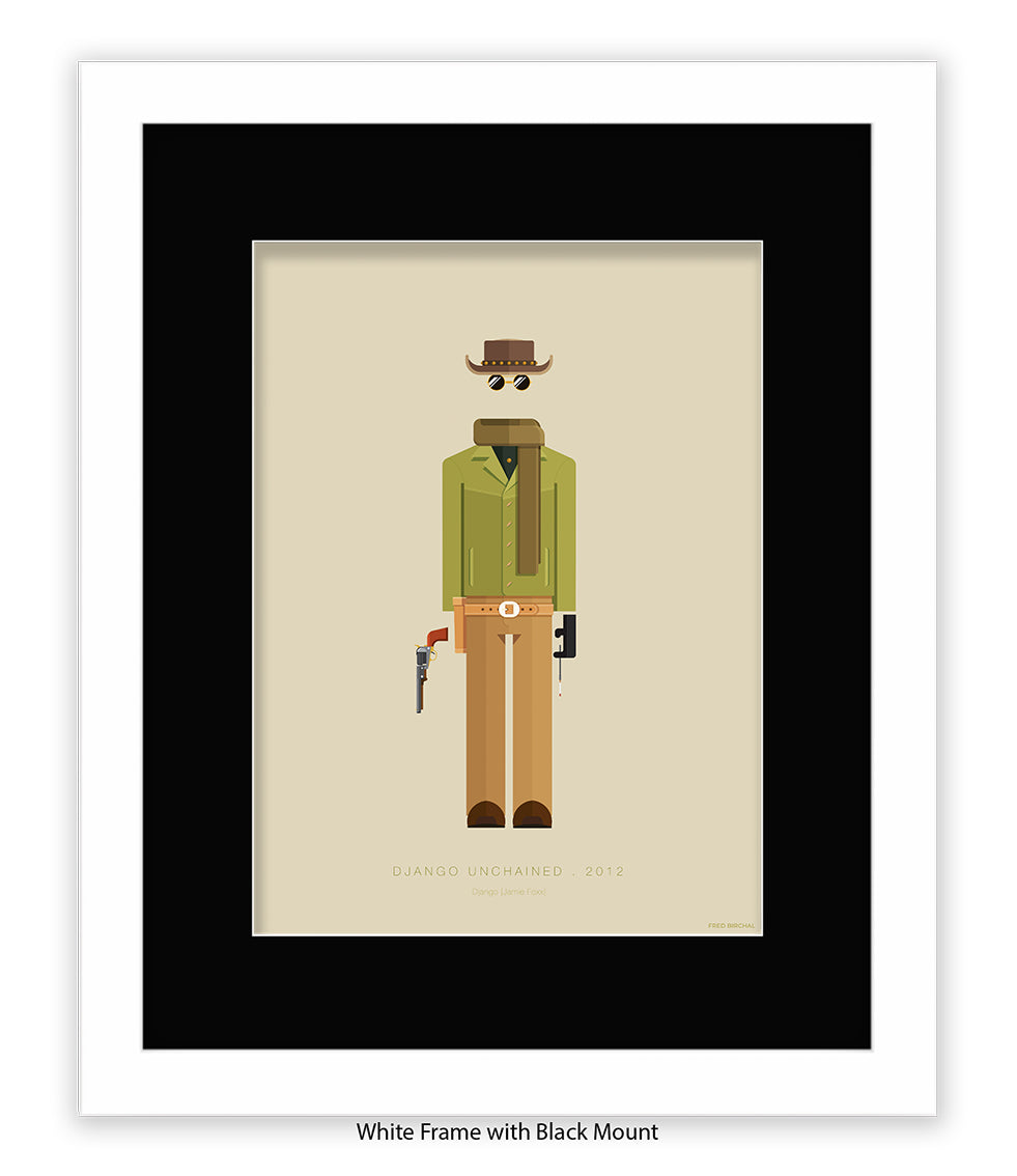 Django Unchained Fred Birchal Art Print