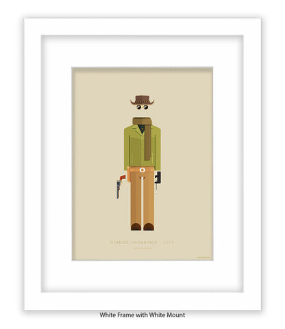 Django Unchained Fred Birchal Art Print