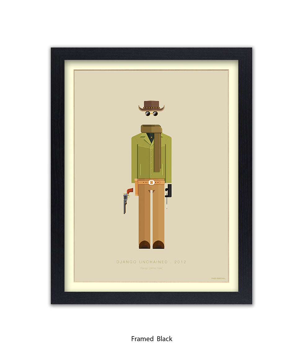 Django Unchained Fred Birchal Art Print