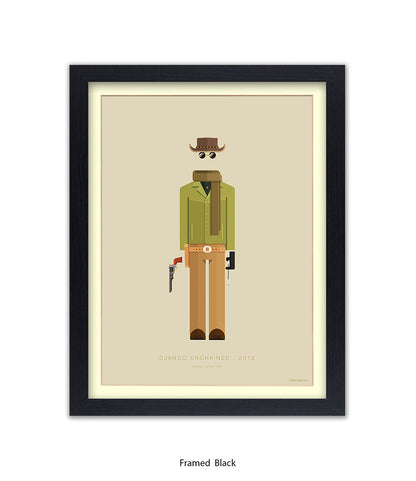 Django Unchained Fred Birchal Art Print